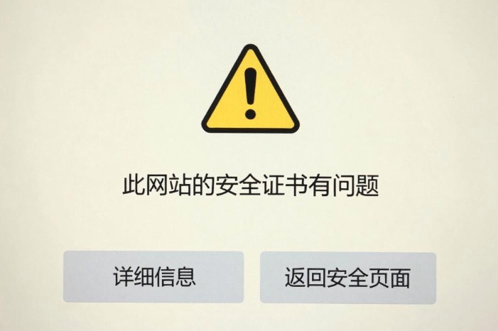 浏览器证书错误