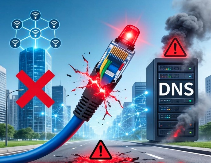 DNS服务中断