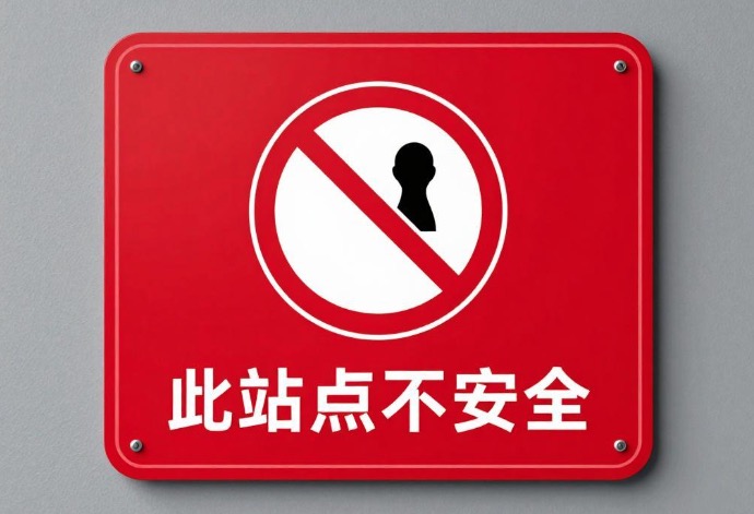 此站点不安全