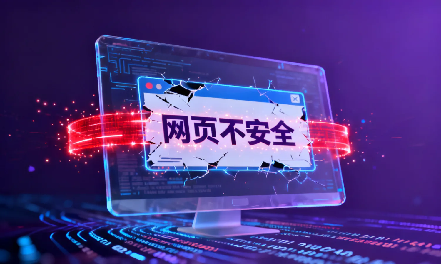 网页不安全