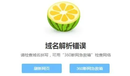 域名解析错误