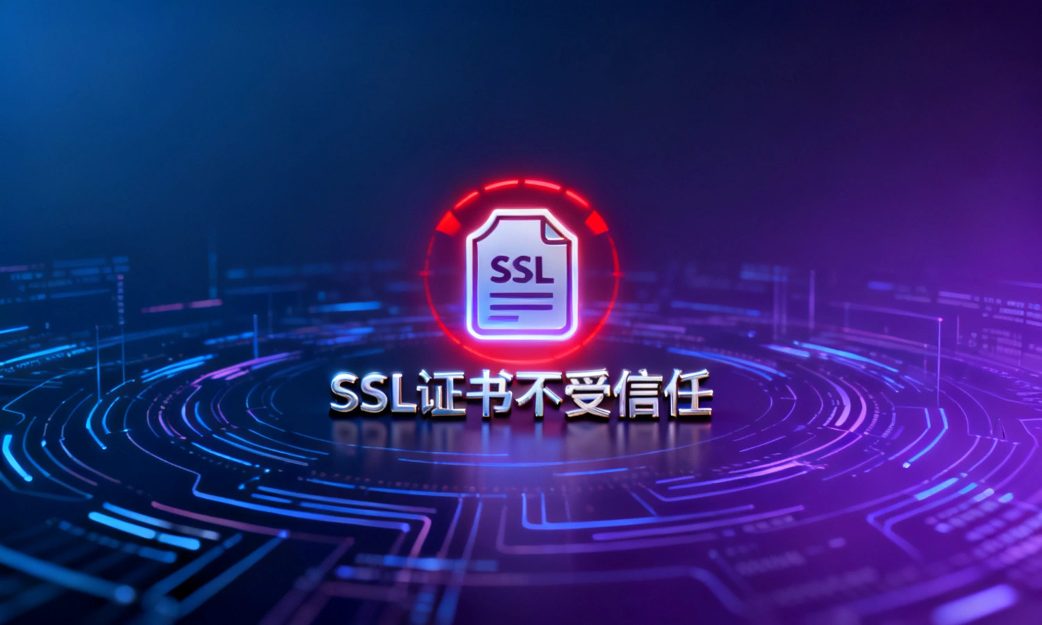 SSL证书不受信任