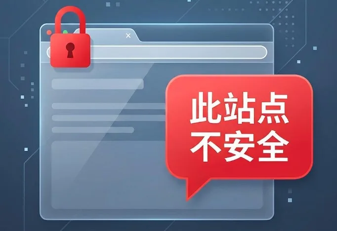 此站点不安全