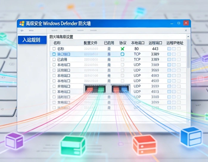 Windows开放端口