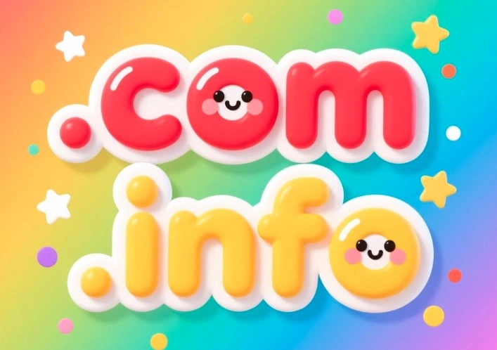 .com和.info域名