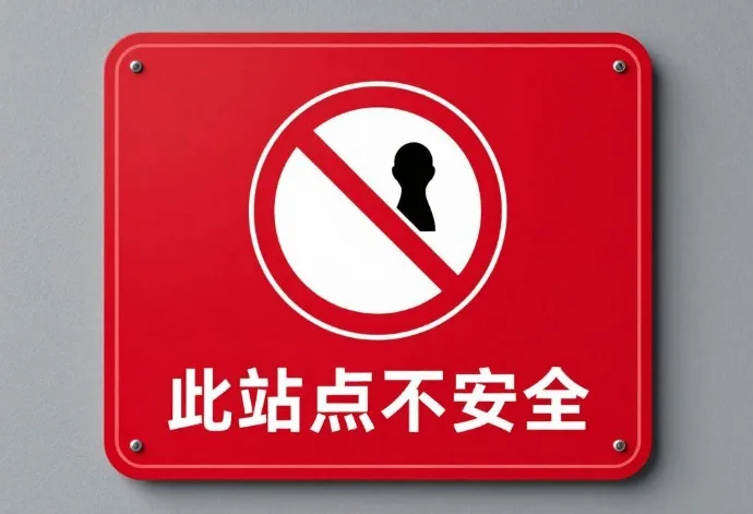 此站点不安全