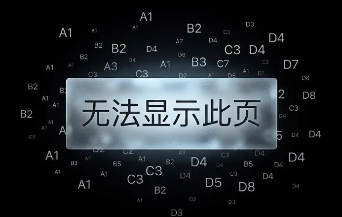 无法显示此页