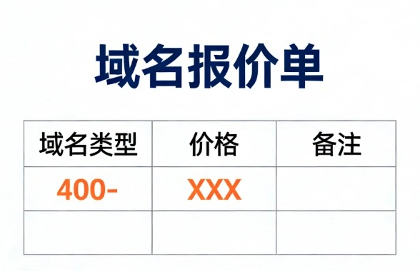 域名报价
