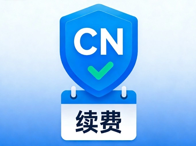 cn域名续费