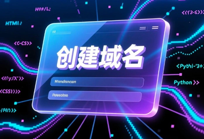 创建域名
