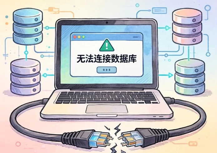 无法访问数据库