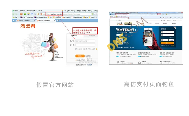 钓鱼页面攻击劫持