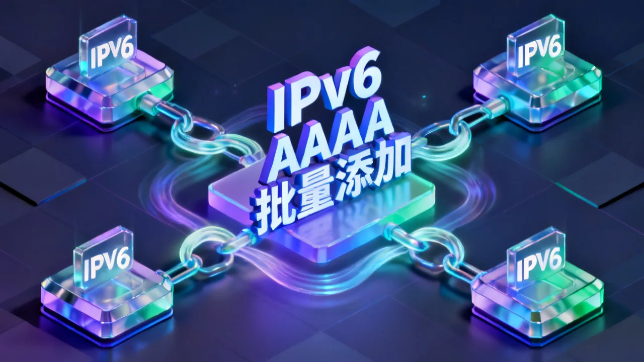 IPv6 AAAA批量添加