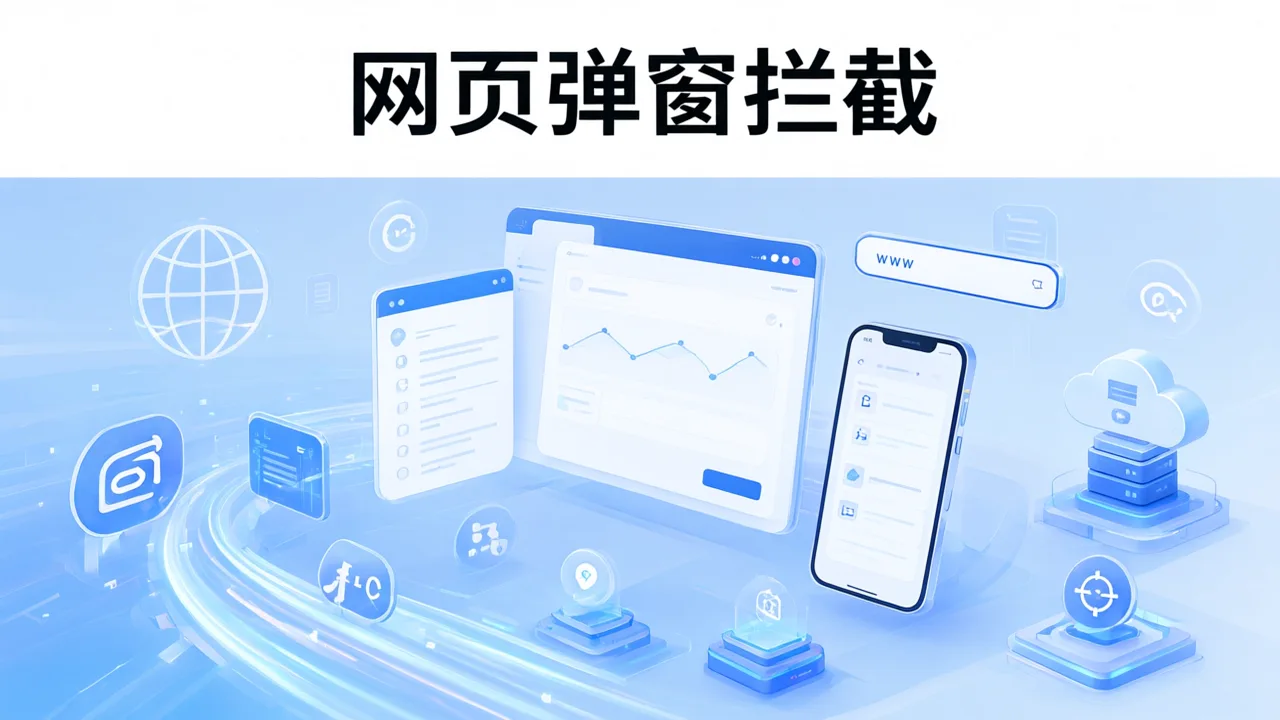 网页弹窗拦截