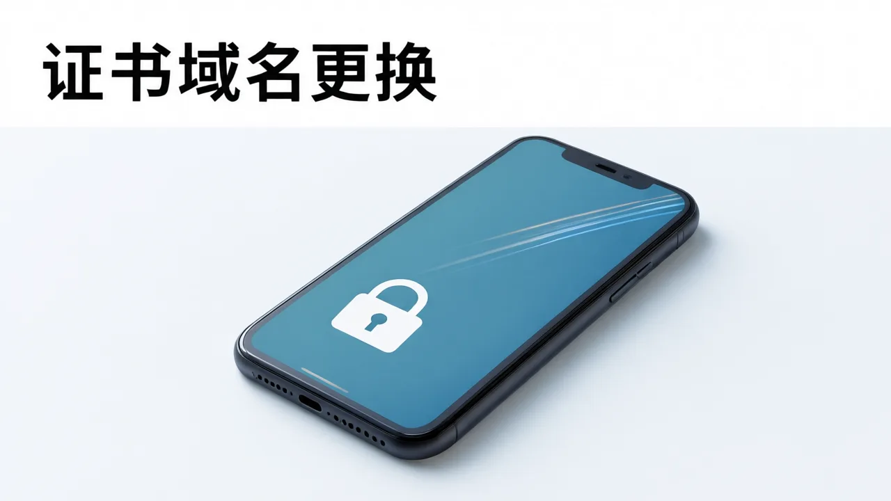 证书域名更换