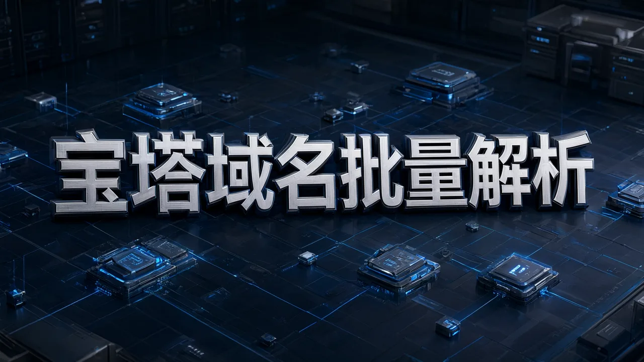 宝塔域名批量解析