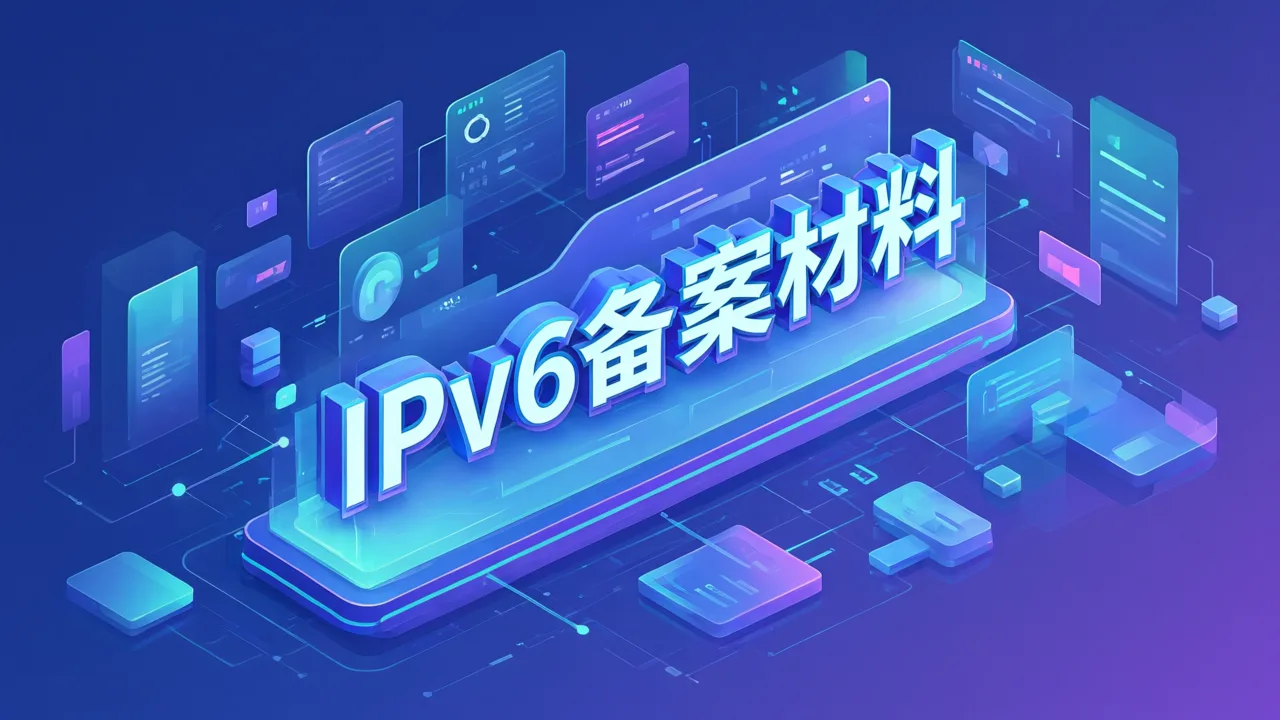 IPv6备案材料