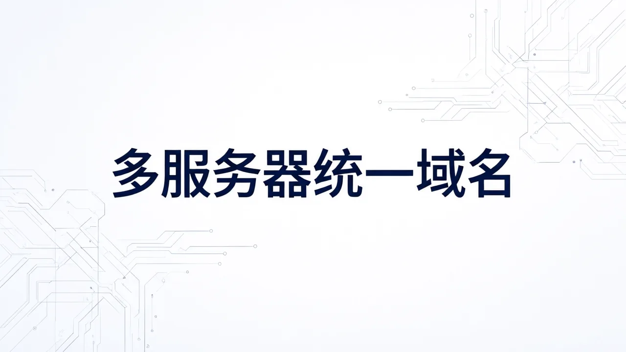 多服务器统一域名