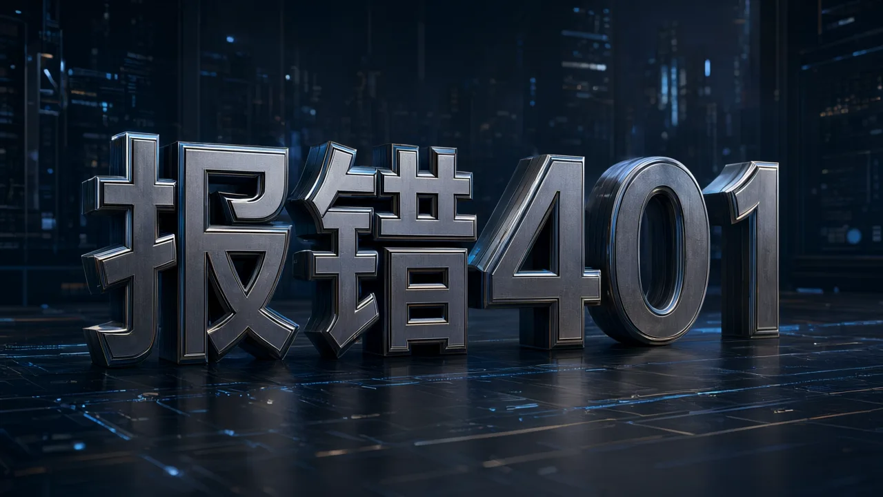 报错401
