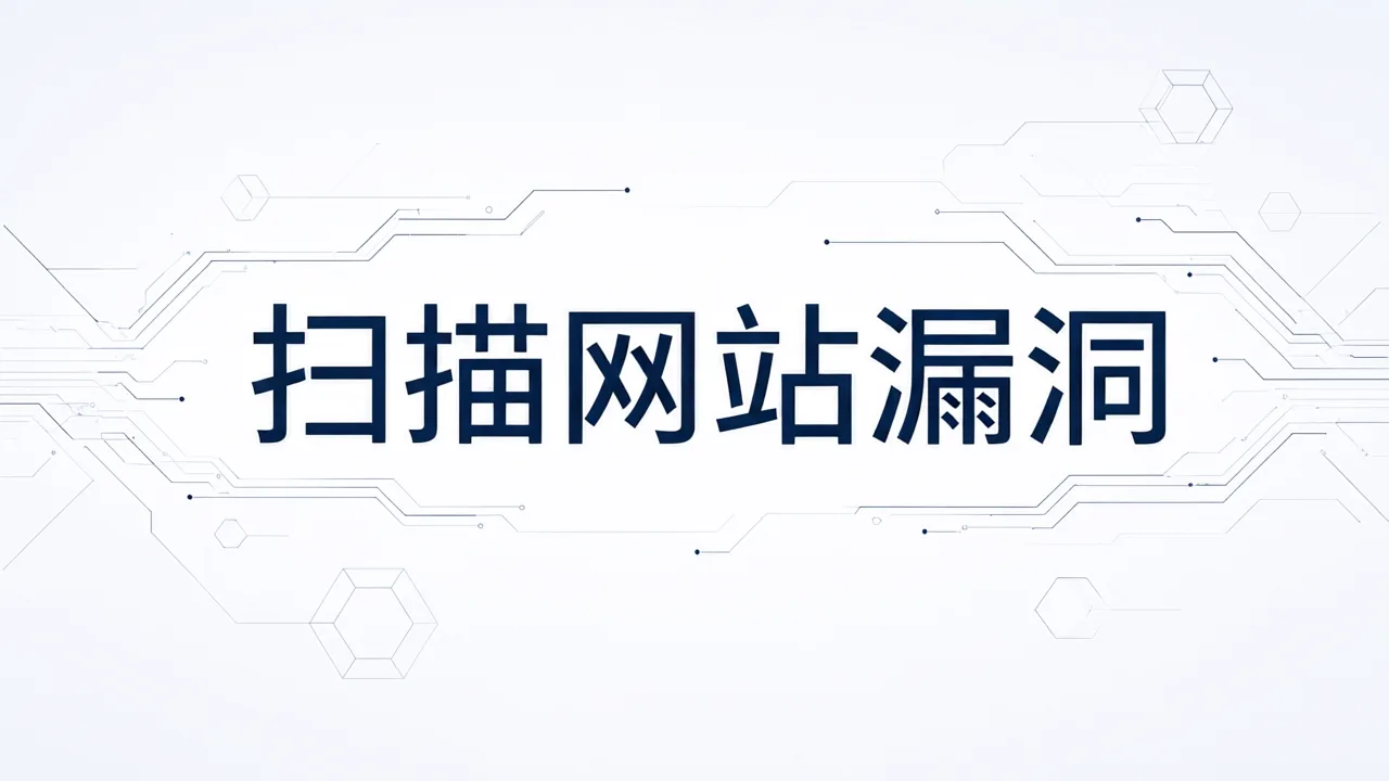 扫描网站漏洞