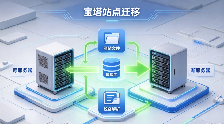 宝塔站点迁移