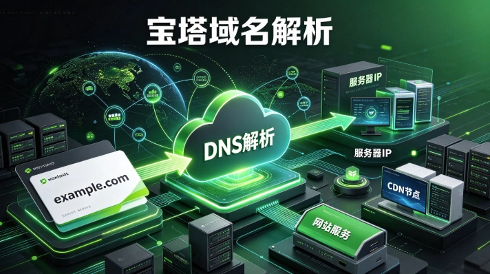 宝塔域名解析