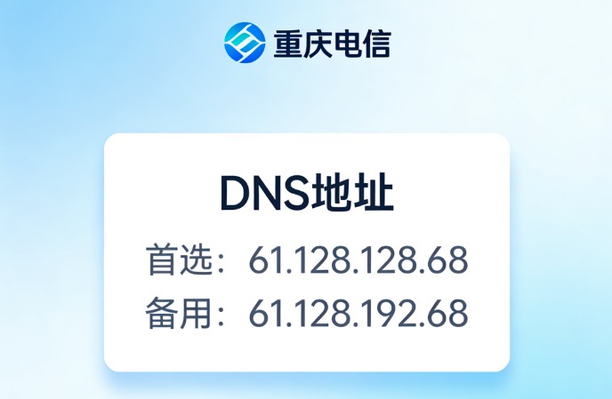 重庆电信DNS地址