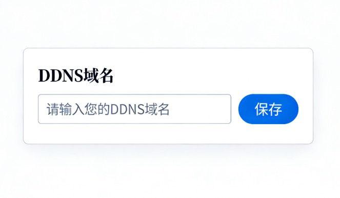 DDNS域名填写